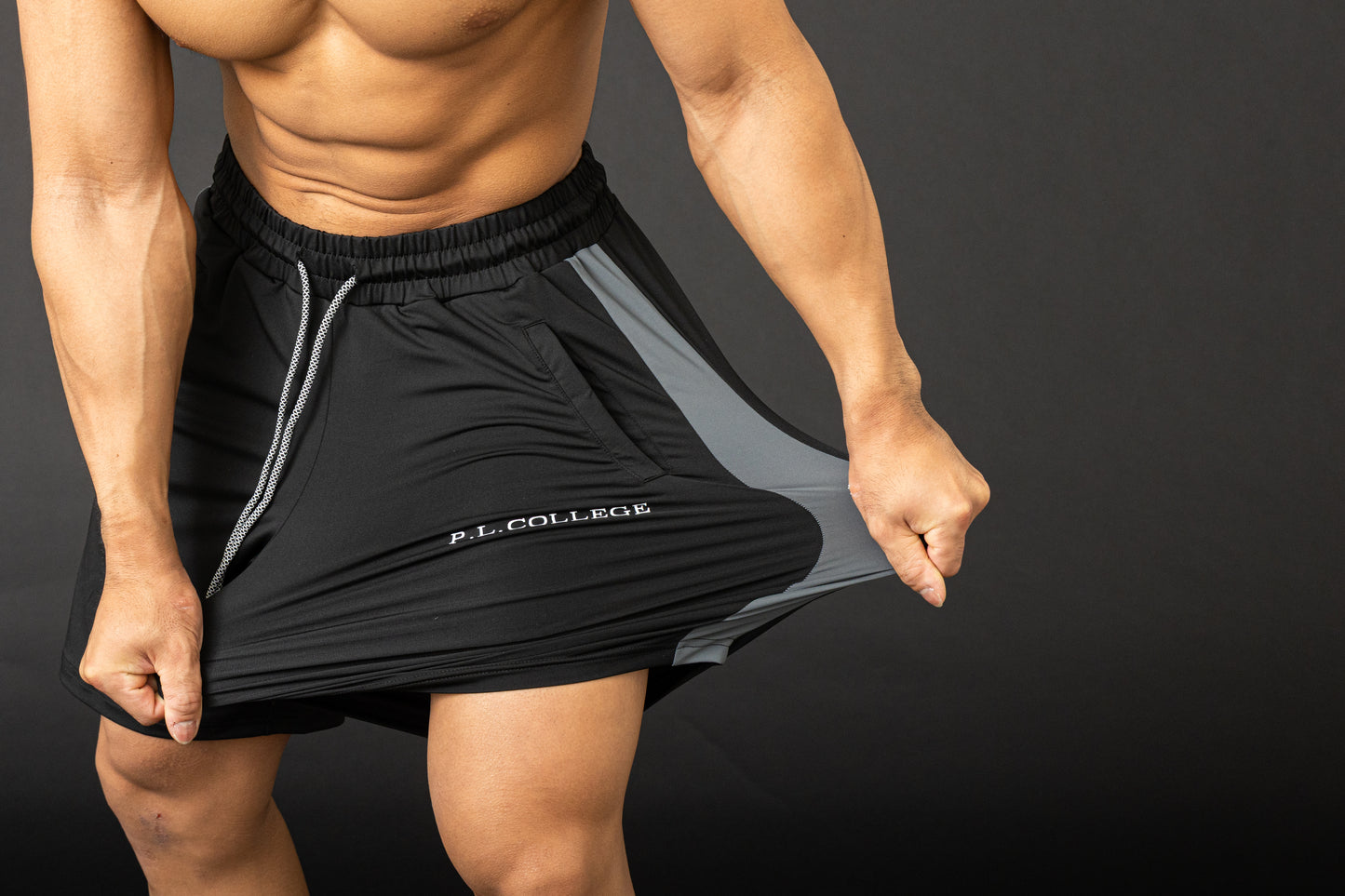 STRETCH SHORTS-ストレッチショーツ ブラック