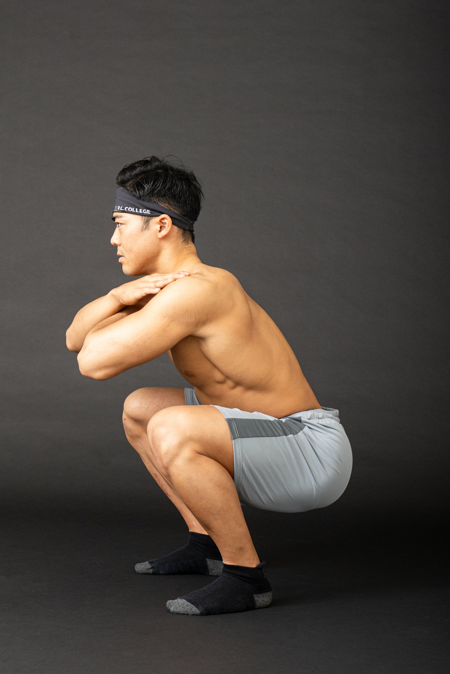 STRETCH SHORTS-ストレッチショーツ グレー