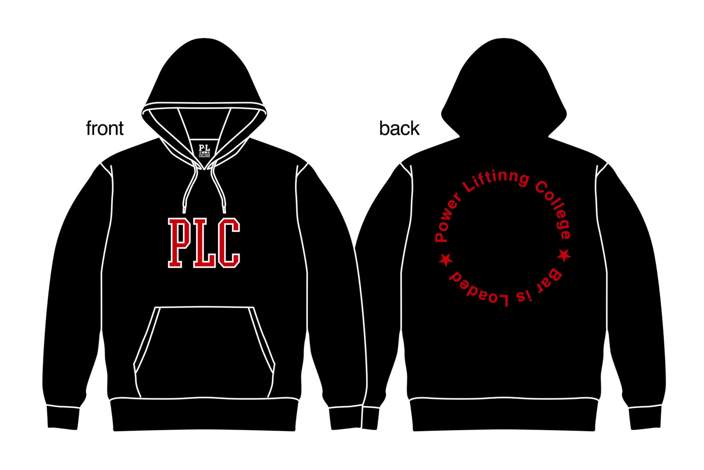 PLCパーカー(BLACK)