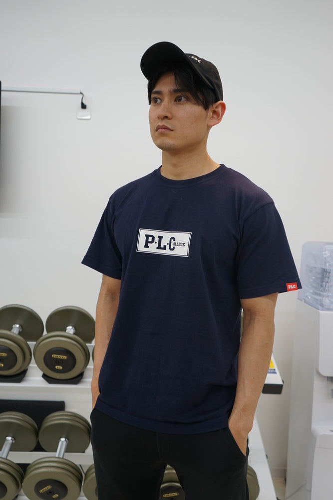 BOX LOGO T-SHIRT-NAVY