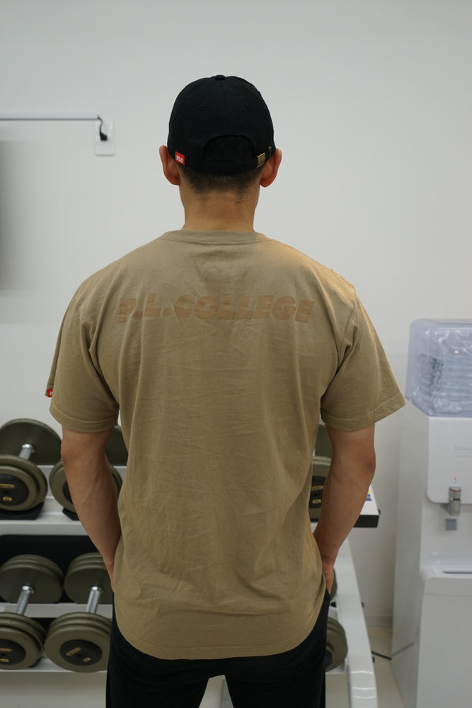 BOX LOGO T-SHIRT-KHAKI