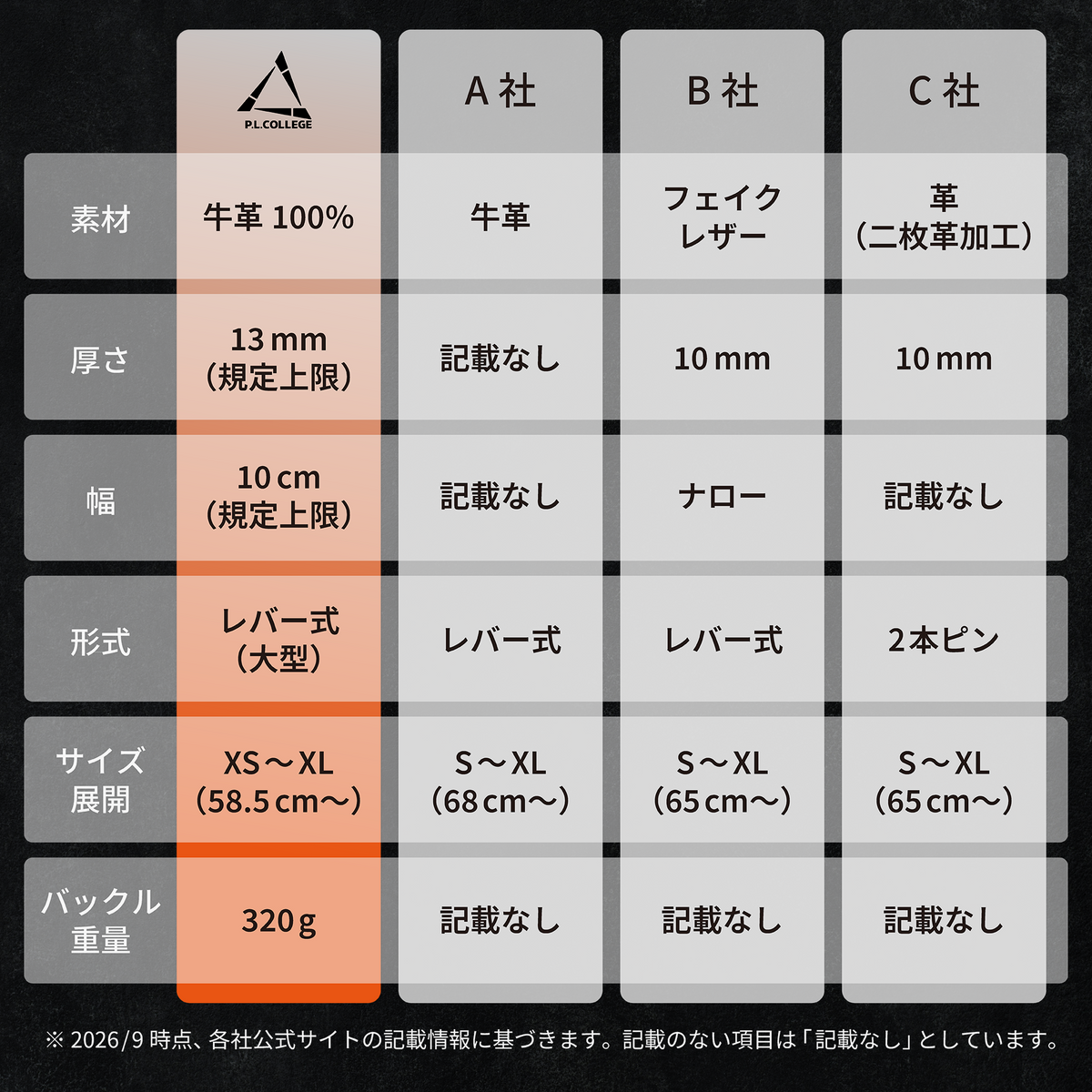 パワーベルト ライト