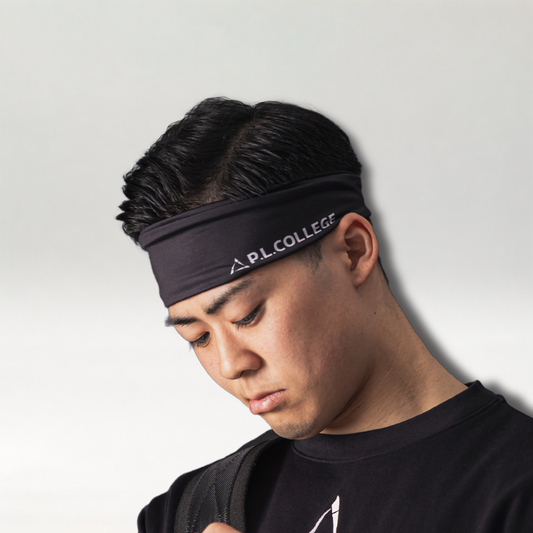 HEADBANDヘッドバンド-P.L.COLLEGEロゴ