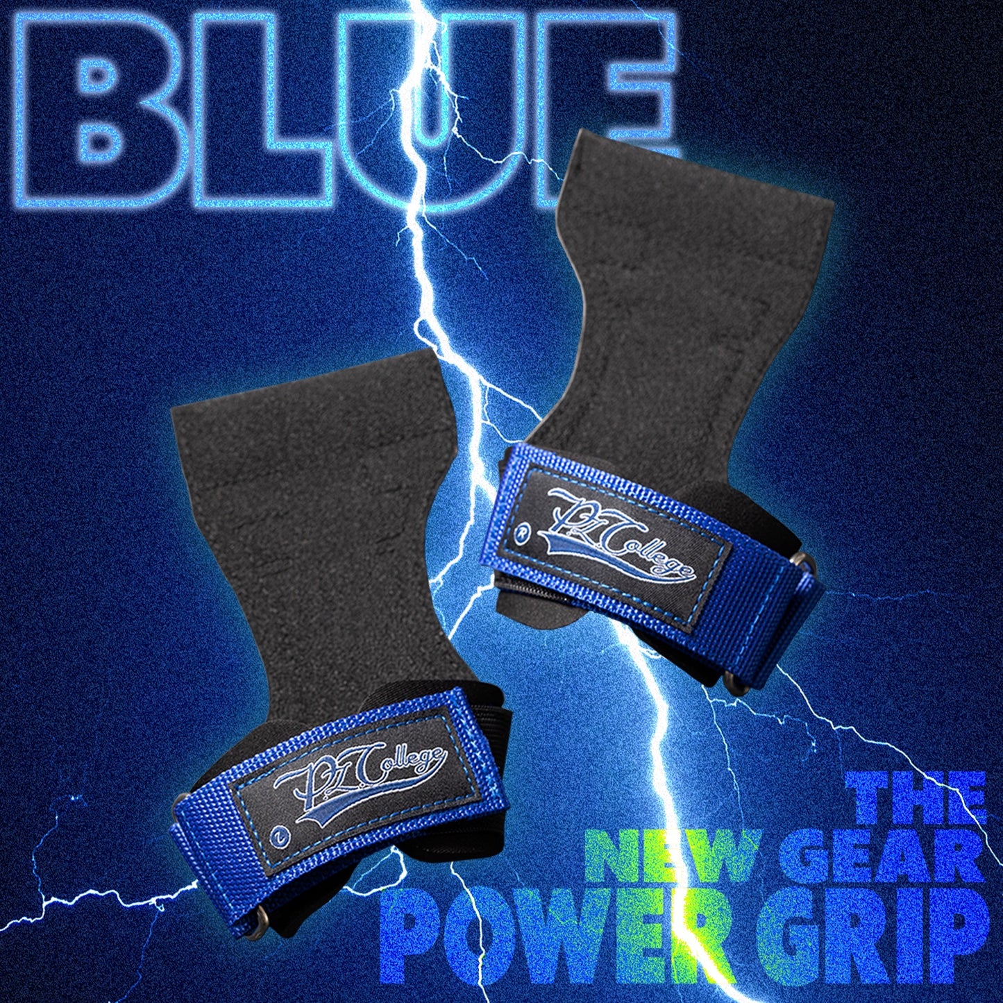 【デッドリフト向け】パワーグリップ2.0-ブルー【パワーチューブ監修】