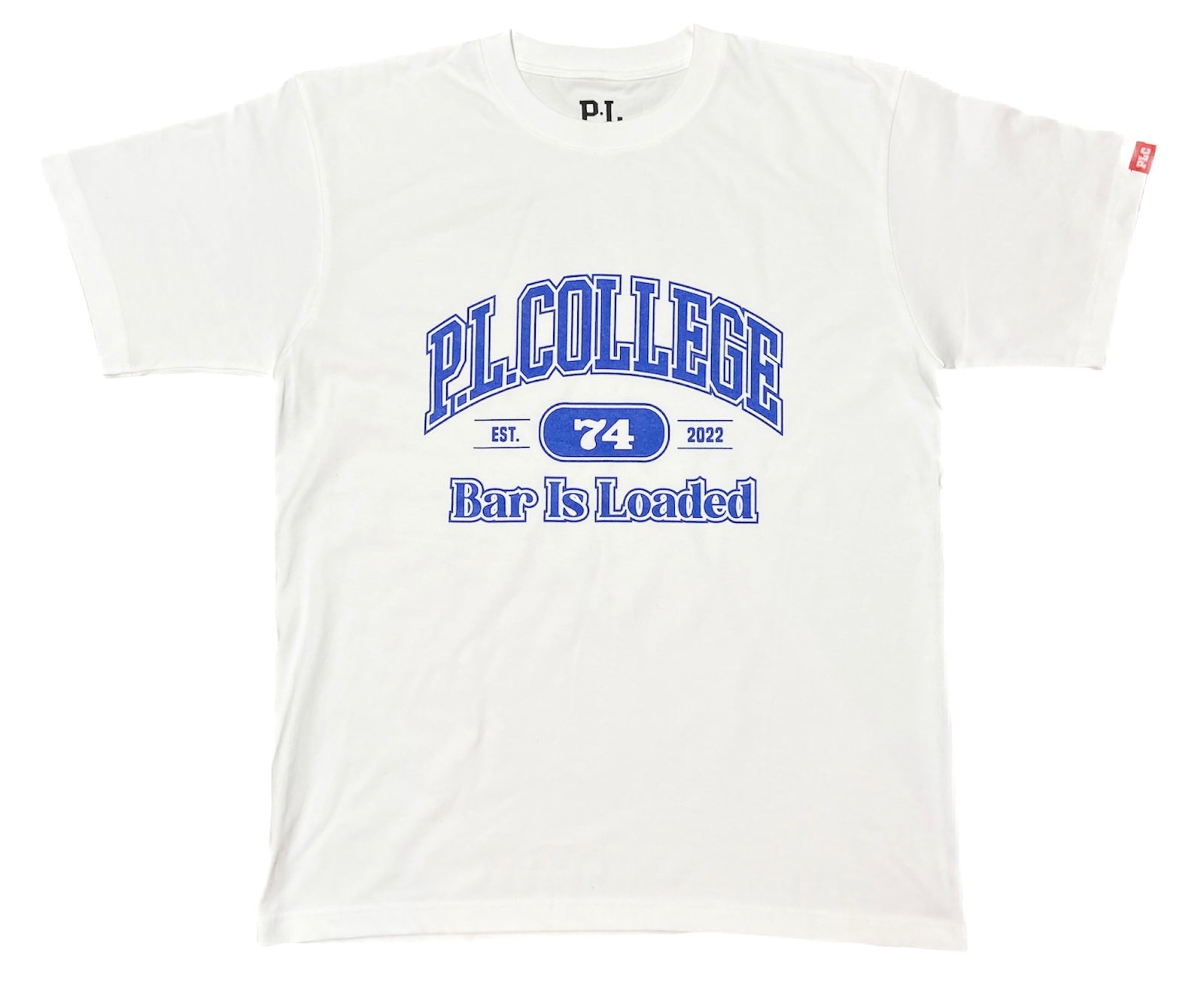 COLLEGE T-SHIRT-WHITE – P.LCollege-パワーリフティングカレッジ